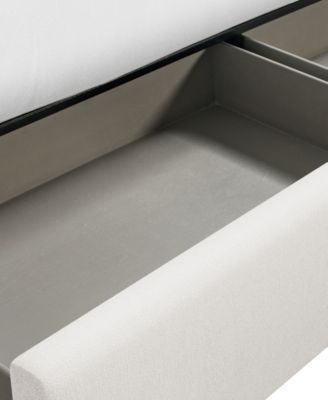 Morgan King Upholstered Storage Bed