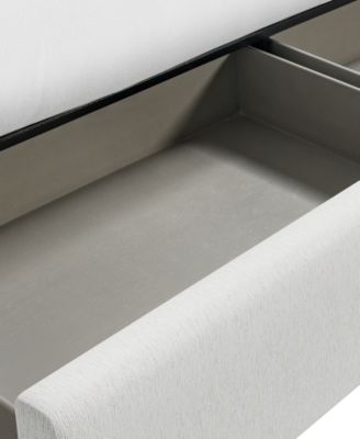 Jordan King Upholstered Storage Bed