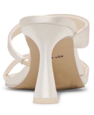 Women's Strappy Double Band High Heel Dress Sandals