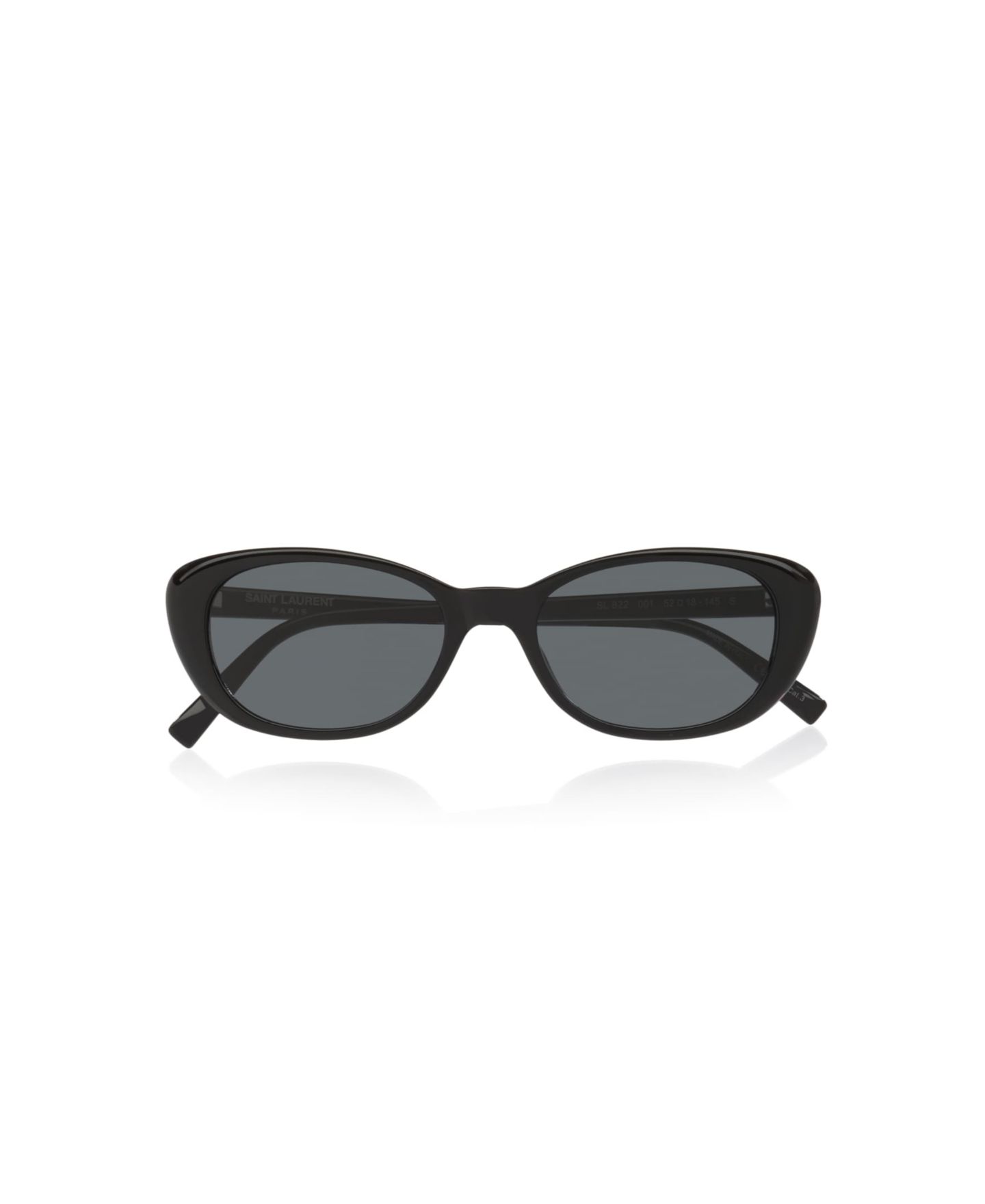 Женские солнцезащитные очки Saint Laurent Cat Eye Sunglasses, SL822 YS000876, цвет: Чёрный — фото 5