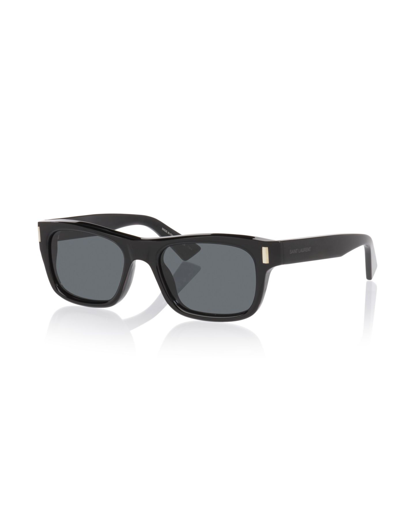 Солнцезащитные очки Saint Laurent Unisex Rectangle Sunglasses, SL83 YS000884, цвет: Чёрный — фото 1
