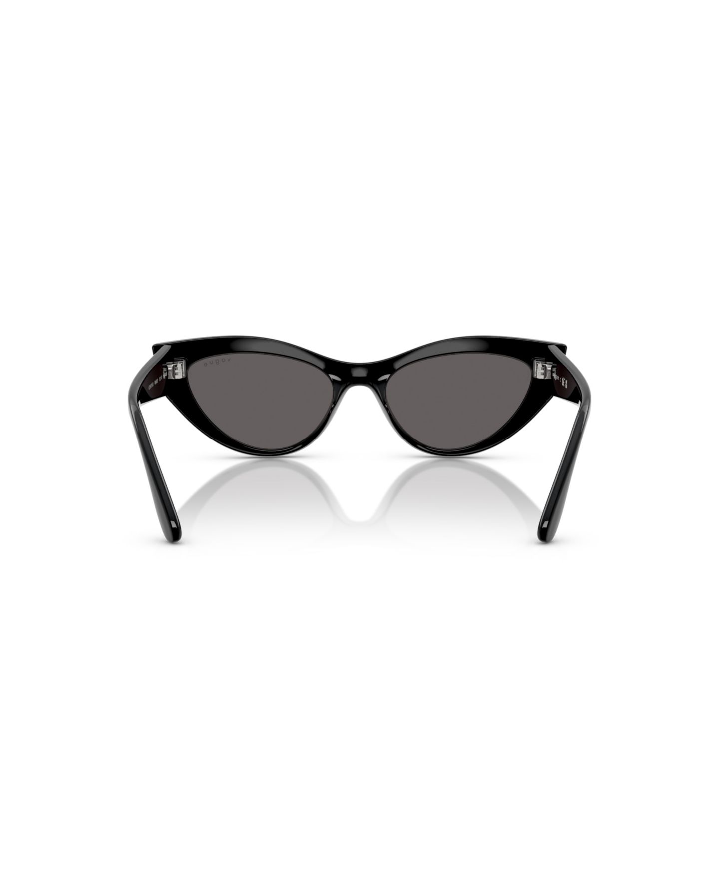 Женские солнцезащитные очки Vogue Eyewear Cat Eye Sunglasses, VO5637SU, цвет: Чёрный — фото 4