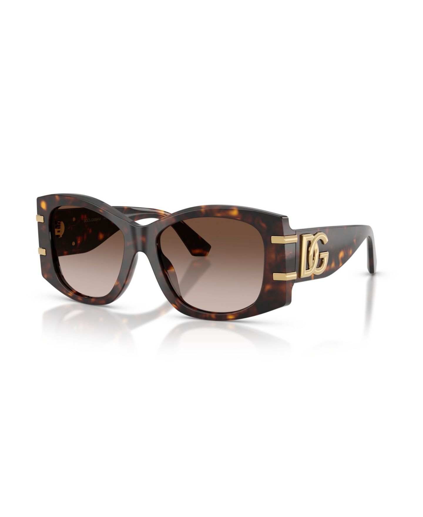 Женские солнцезащитные очки Dolce&Gabbana Butterfly Sunglasses, DG4501, цвет: Гавана — фото 1