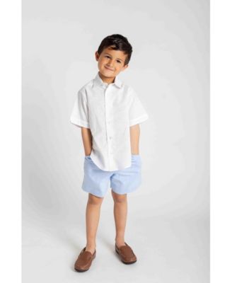 Toddler Boy Linen Look Short
