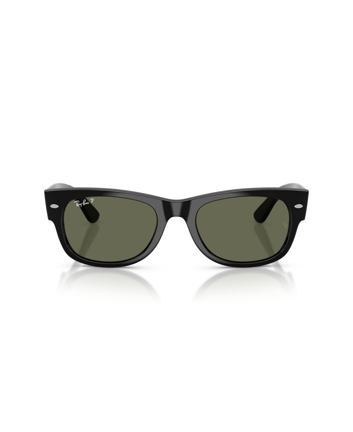 Поляризационные солнцезащитные очки Ray-Ban Mega Wayfarer II RB0832S унисекс, цвет: Чёрный — фото 2