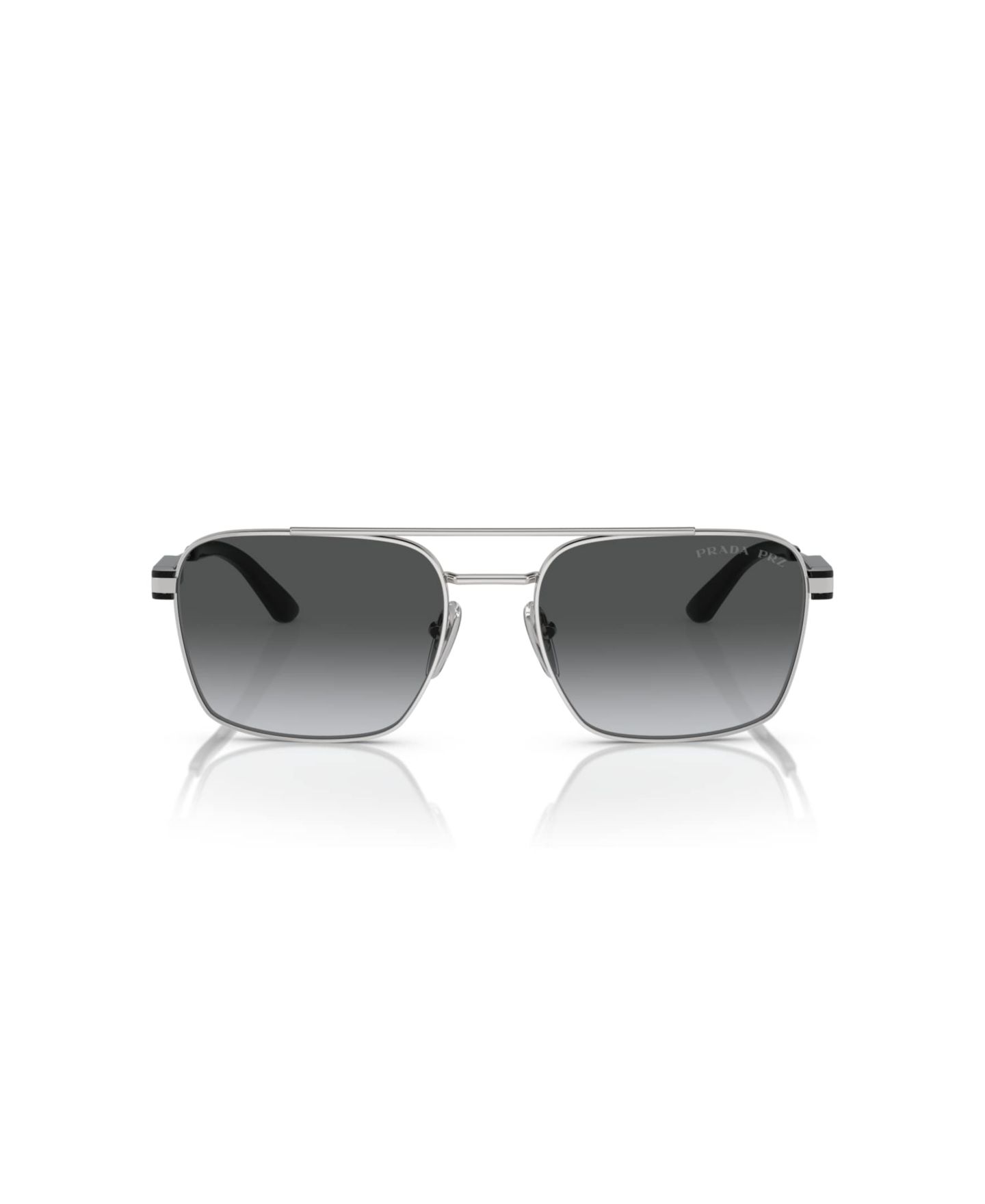 Солнцезащитные очки PRADA Unisex Polarized Sunglasses, PR 67ZS, цвет: Серебряный — фото 2