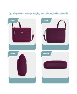 Anti-Theft Classic Small East or West Crossbody Bag