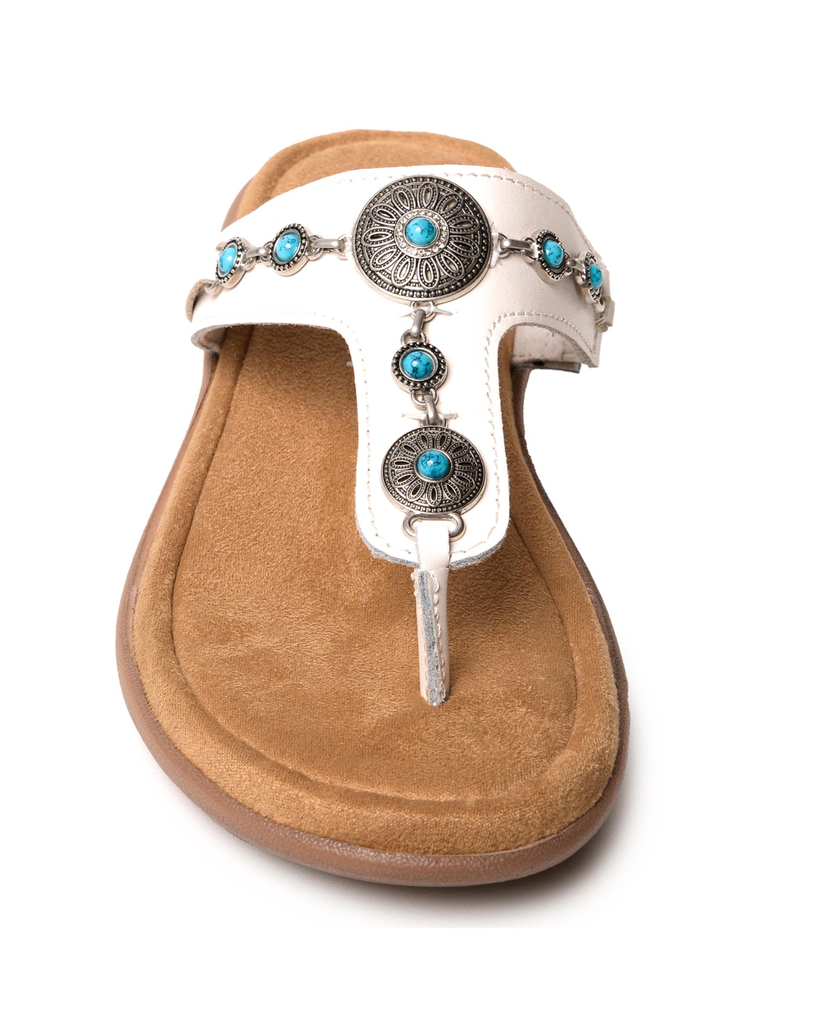 Minnetonka Women's Brecca Embellished Thong Sandals