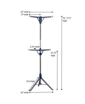 2 Tier Tripod Clothes Drying Rack