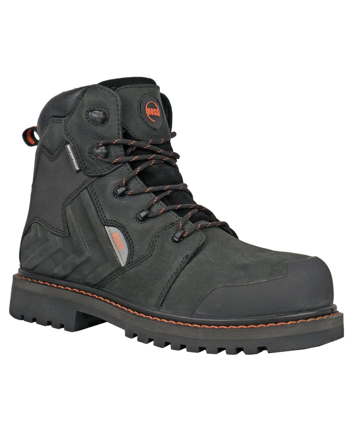 Мужские ботинки Hoss Boot Company HOSS Bronc Composite Toe Waterproof Work Boot, цвет: Чёрный — фото 1
