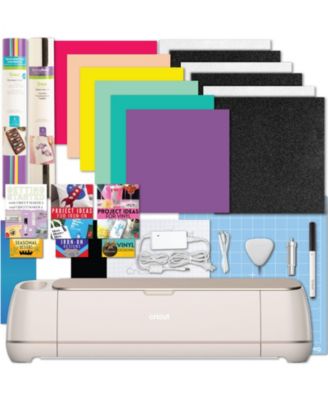 Maker 4 Cutting Machine with Vinyl and Iron-On Sheets Bundle