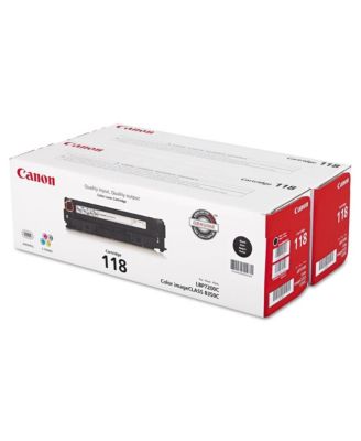 2662B004 3400 Page-Yield 118 Toner - Black (2/Pack