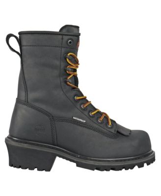 Men's Cross-Cut Logger Composite-Toe Work Boots