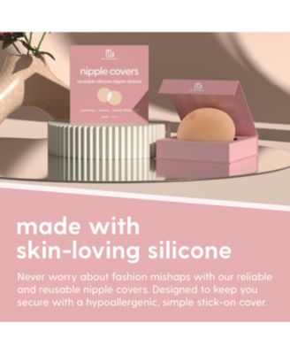 Women's M3 Silicone Multi-Use Nipple Covers Invisible Boob Pasties | Adhesive Breast Petals | Nipple Stickers for Full Coverage | 1 pack