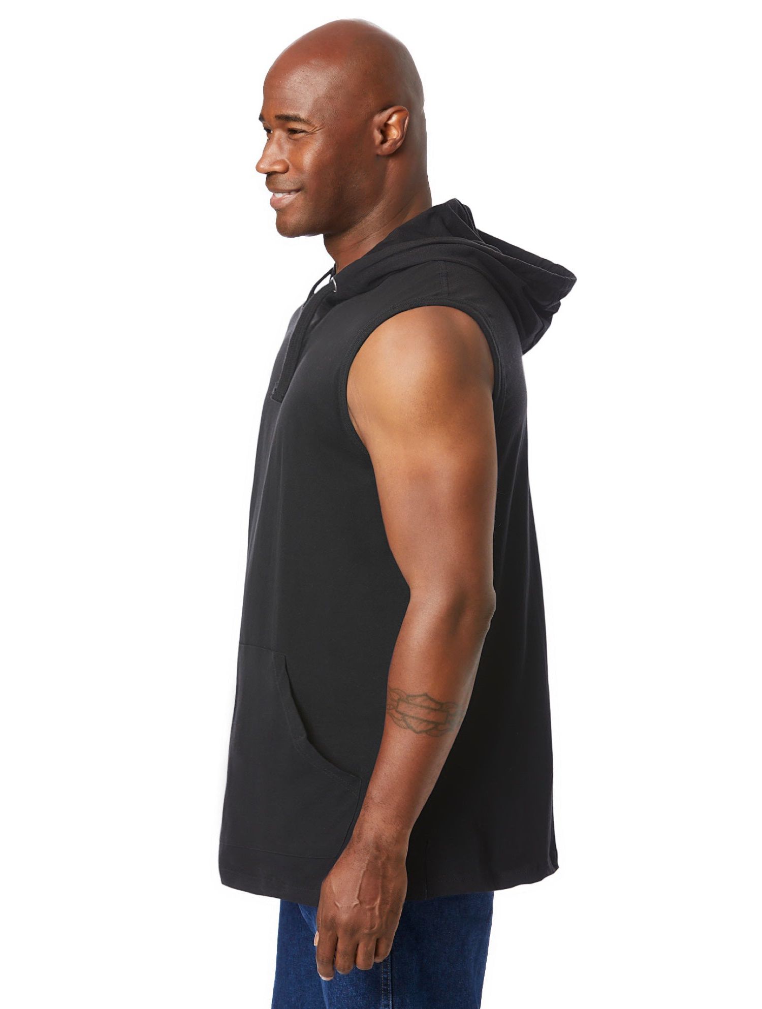 Tall Lightweight Muscle Hoodie Tee