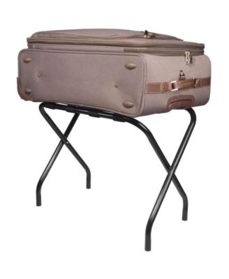 Folding Luggage Rack with Nylon Straps
