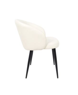 Looma Faux Leather Upholstered Dining Side Chairs, Set of 2