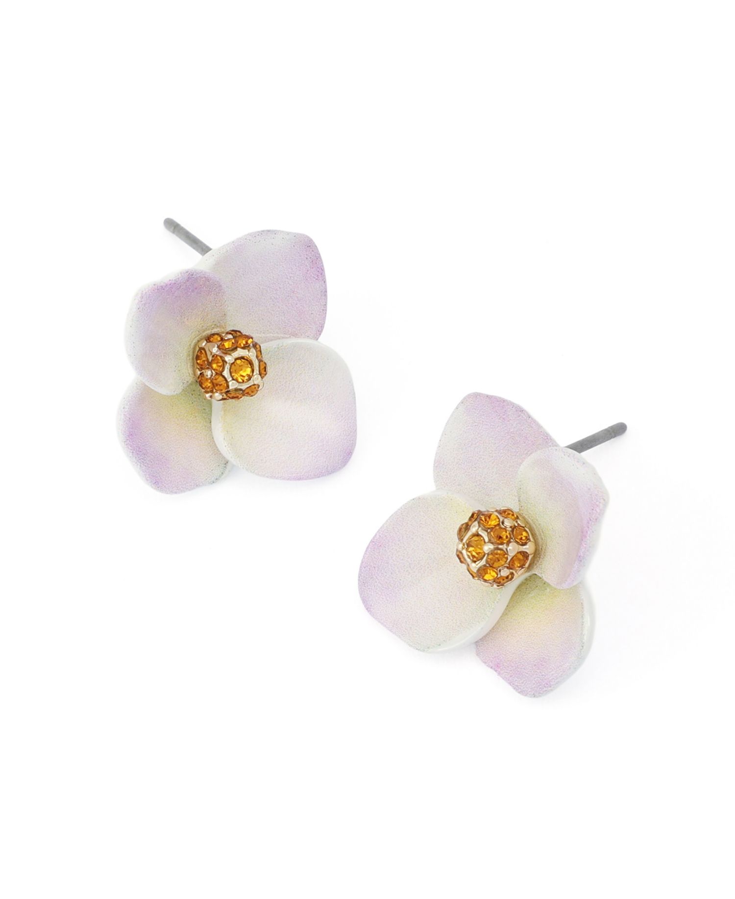 Faux Stone Betsey's Bouquet Flower Stud Earrings