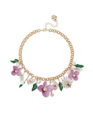 Faux Stone Betsey's Bouquet Statement Necklace
