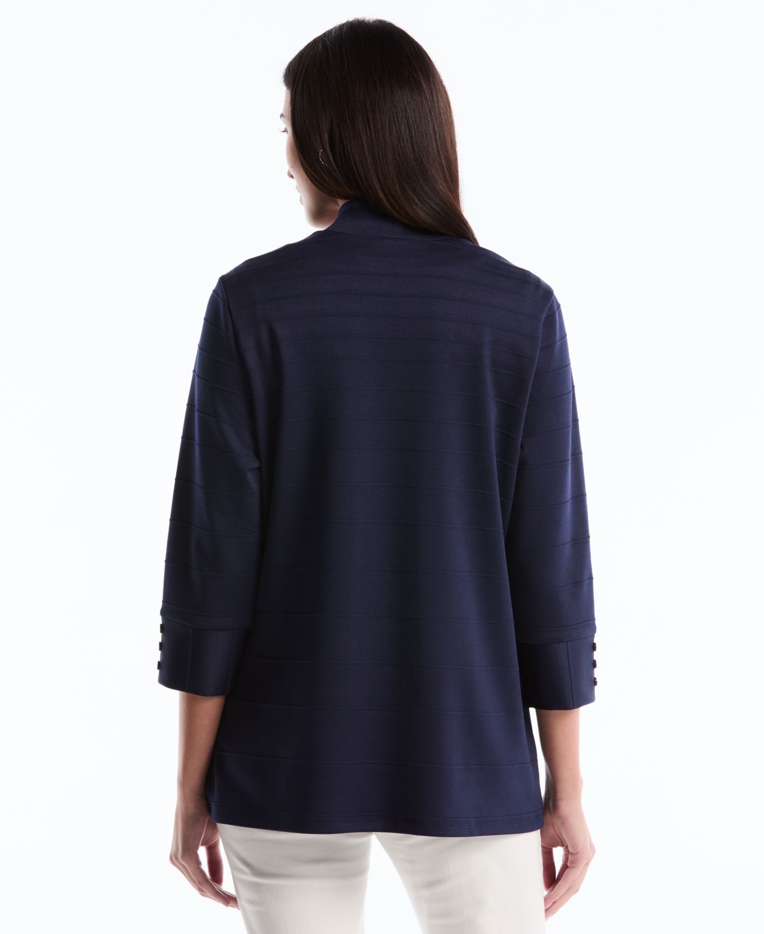 Petite Ottoman Knit Cardigan Sweater