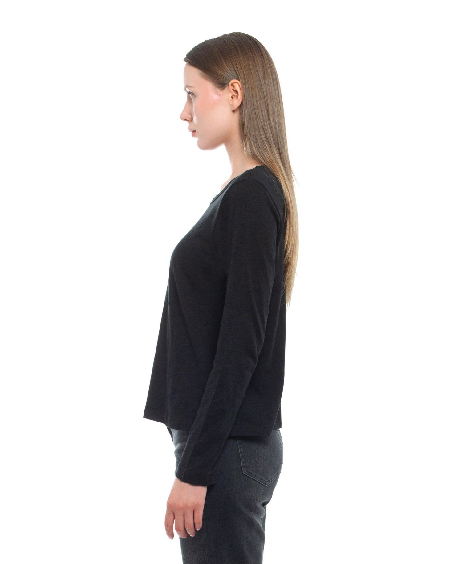 Women's Clothing Baby Fit Long Sleeve Tee