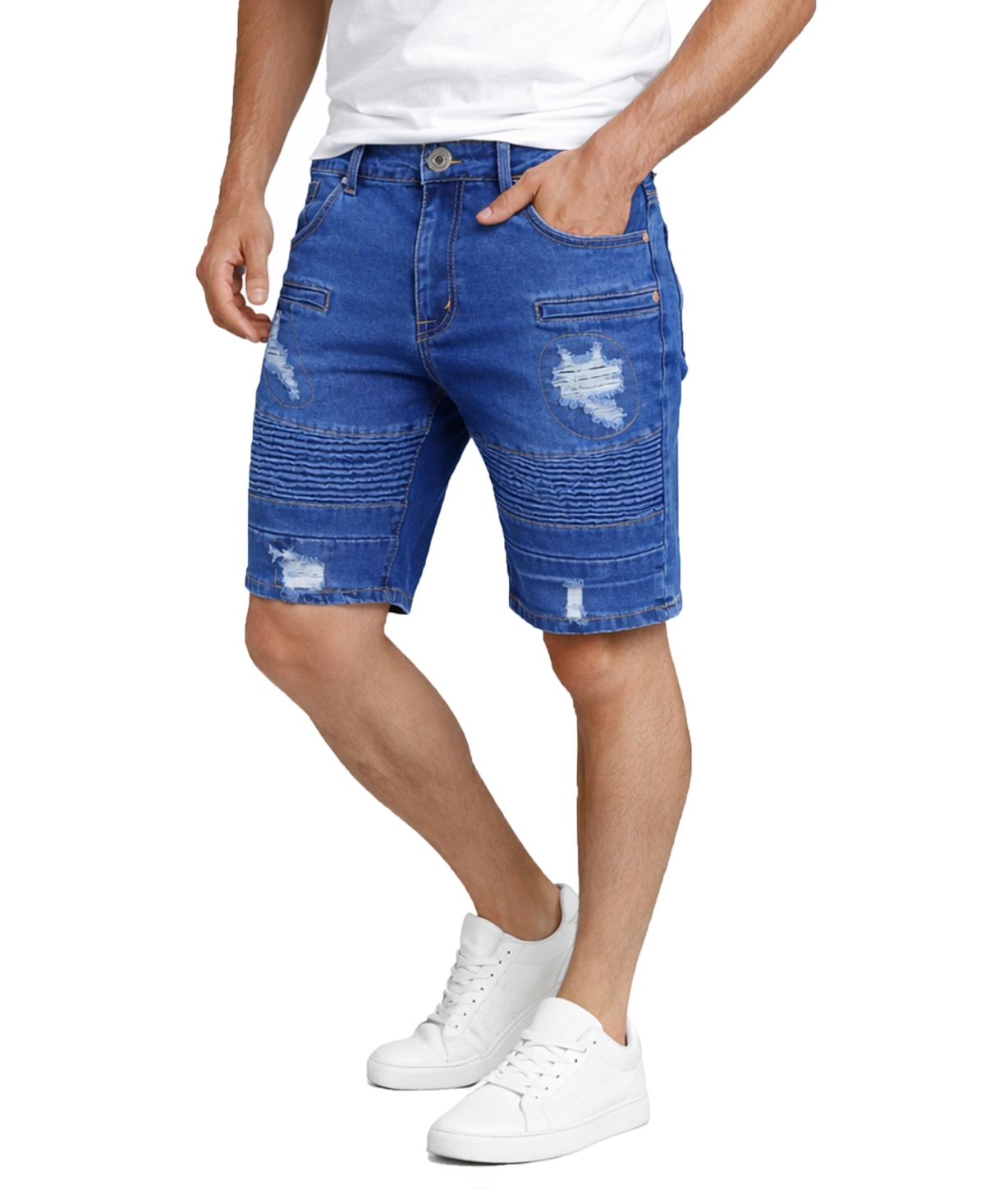 Blu Rock Men's Slim-Fit Jean Shorts, 3-Pack