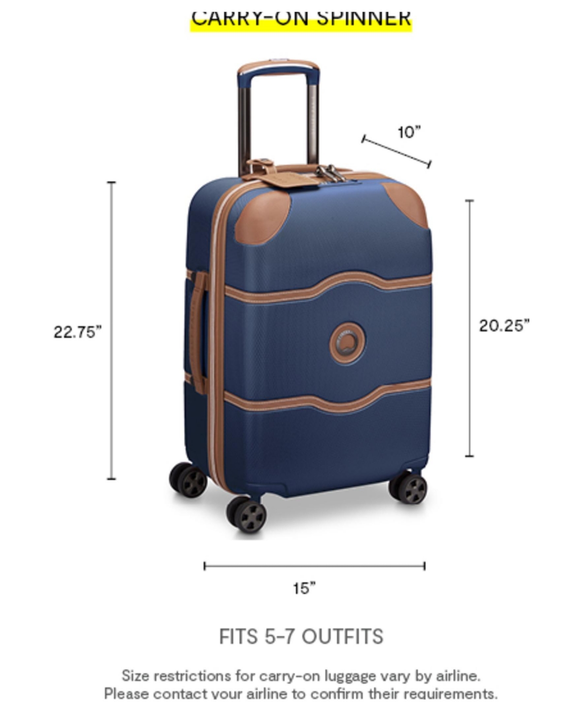 Delsey Chatelet Air 2.0 23" Carry-On Spinner