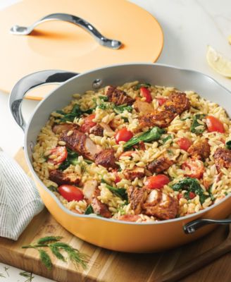 Fiora Ceramic Non-Stick 4.25-Quart Multipurpose Pan