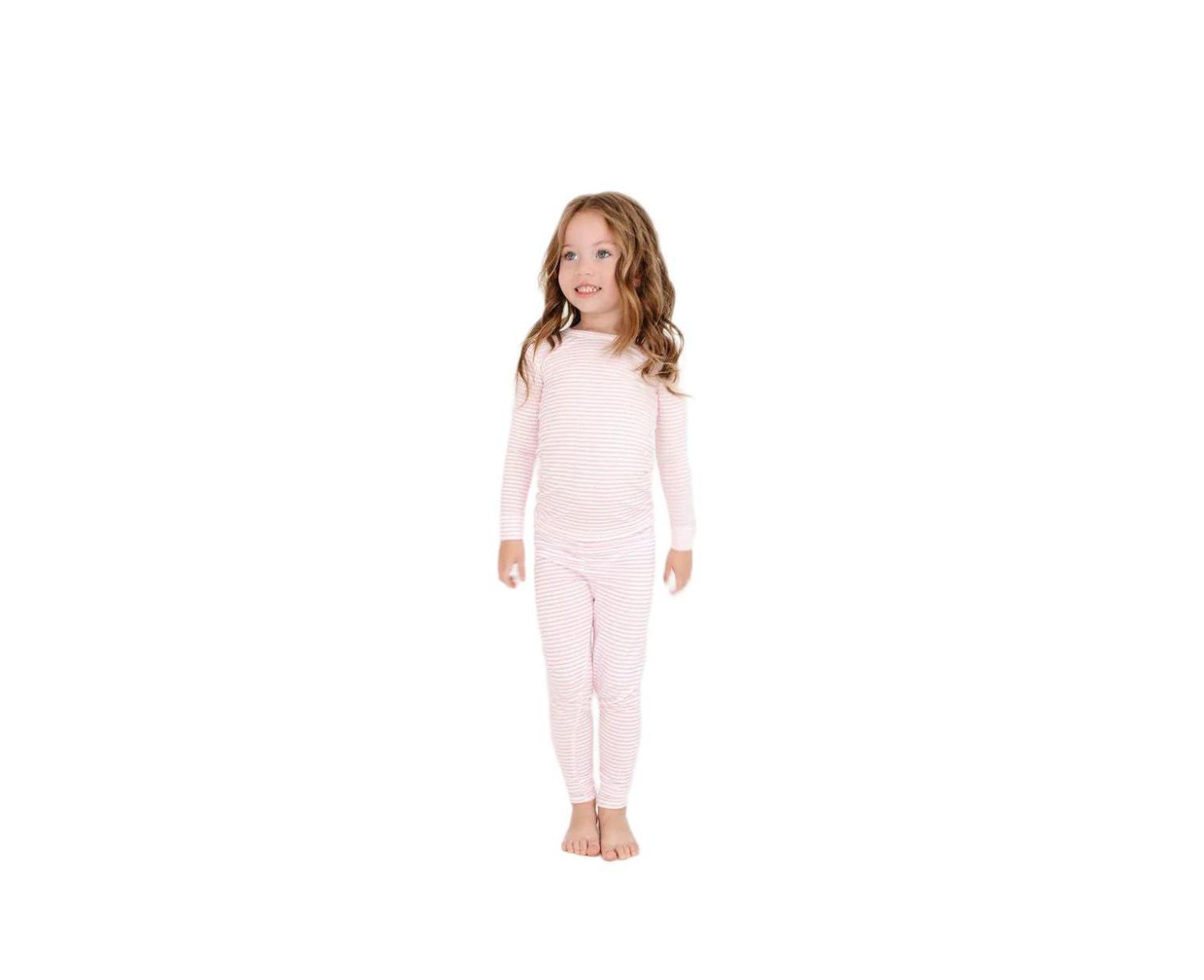 Baby Girls Ballet Stripe Pajama Set