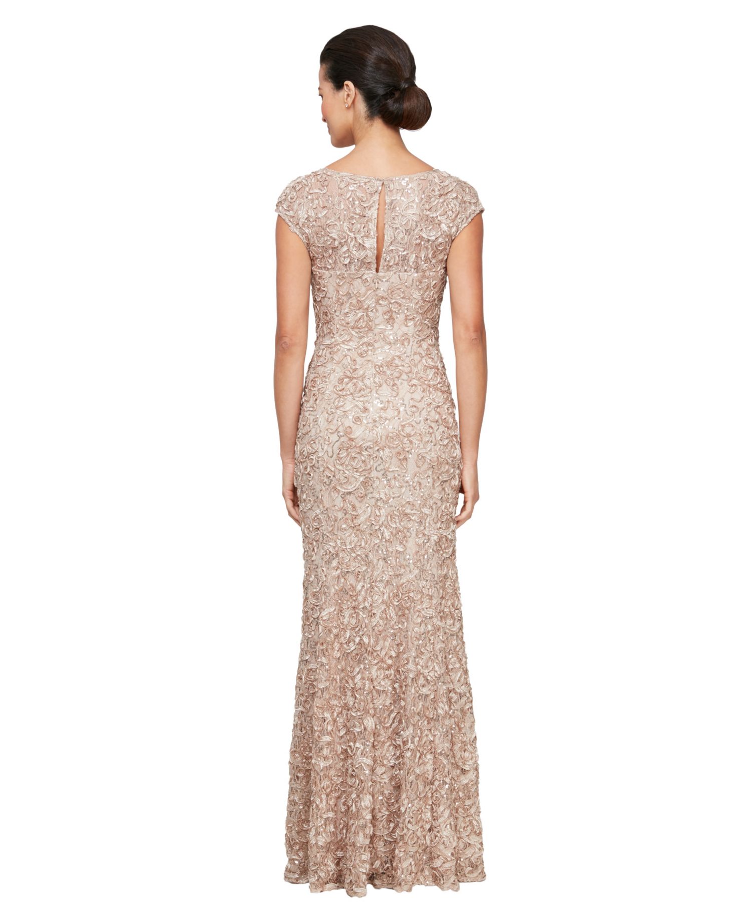 Petite Soutache Sweetheart Neck Ball Gown