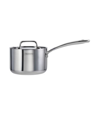 Utsava Tri-Ply Clad Stainless Steel 2.2-Quart Covered Saucepan