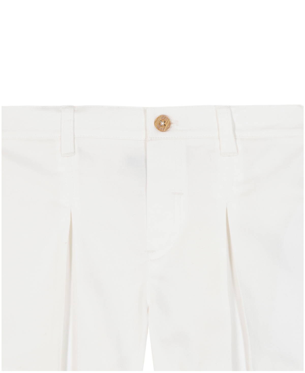 Tommy Hilfiger Girls' Toddler 2T-4T Gingham Flutter Sleeve Tunic & Twill Shorts, 2-Piece Set