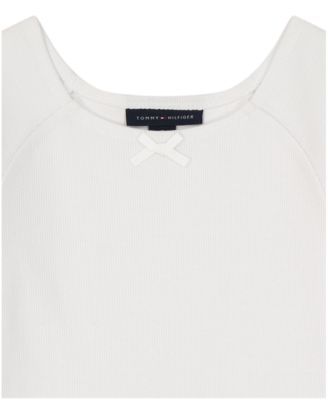 Girls' Toddler 2T-4T Raglan-Sleeve T-Shirt & Eyelet Skort, 2-Piece Set