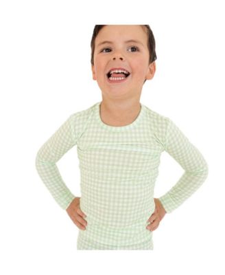 Baby Boys Pistachio Gingham Pajama Set