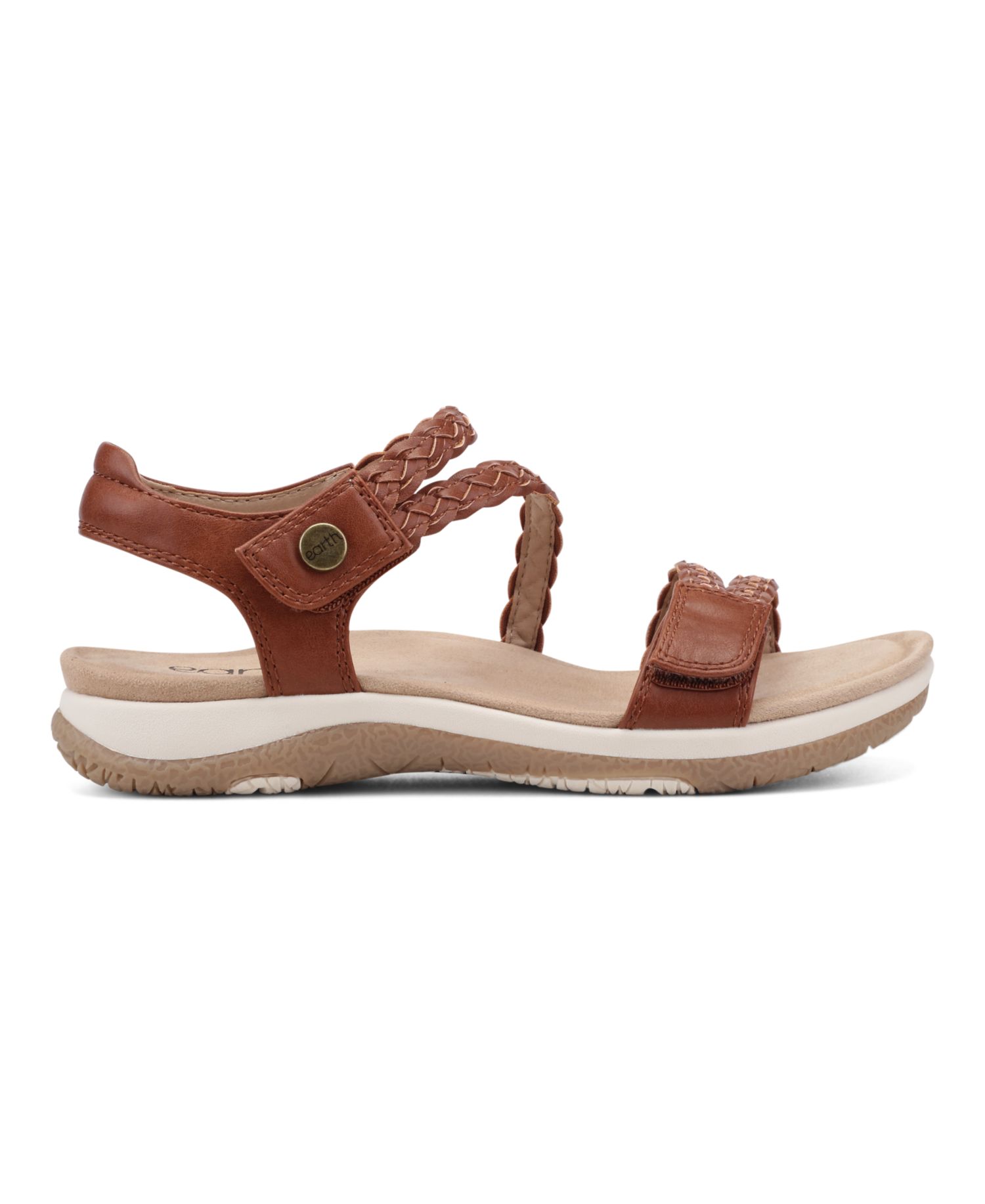Women's Stellon Braided Strappy Flat Sandals