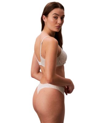 Women's Invisibles Microfiber Stretch Thong Underwear-D3428