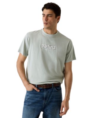 Men's Logo Contrast Crewneck T-Shirt