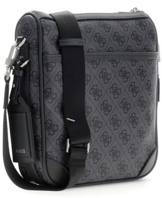 Men's Milano Monogram Pattern Crossbody Bag