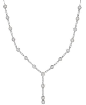 Diamond Necklace (1 ct. t.w.) in Sterling Silver