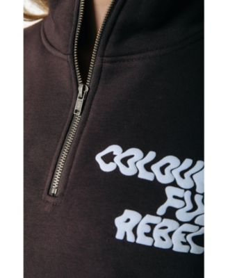 Women's Uni Logo Wave Zip Sweat