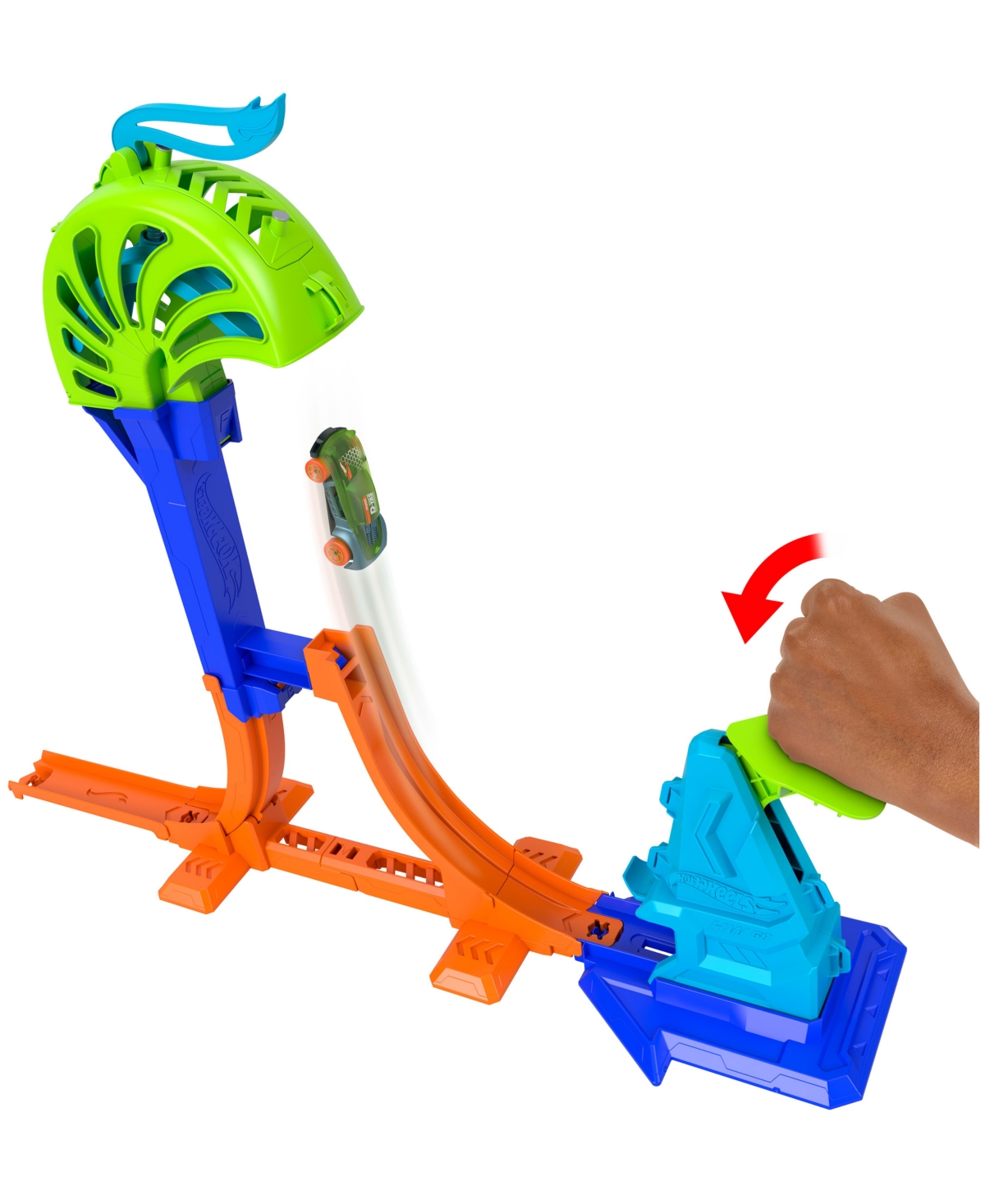 Hot Wheels Stunt Tracks Power Launch Champion Track Set