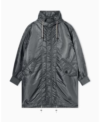 Men's Nylon Twill Trench Coat