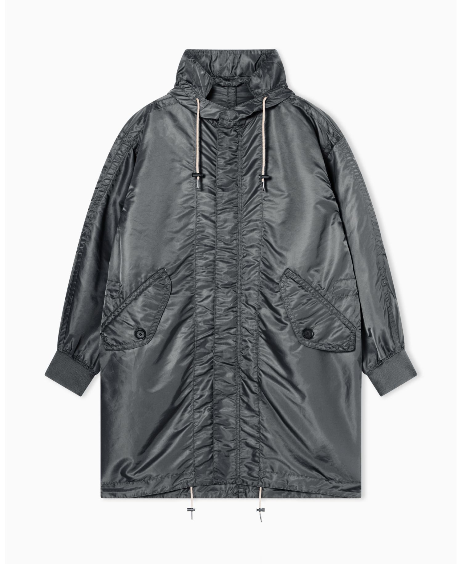 Men's Nylon Twill Trench Coat