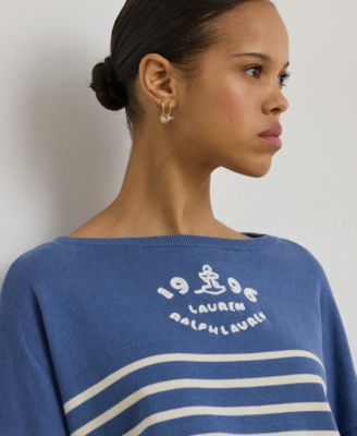 Petite Hainvette Striped Sweater