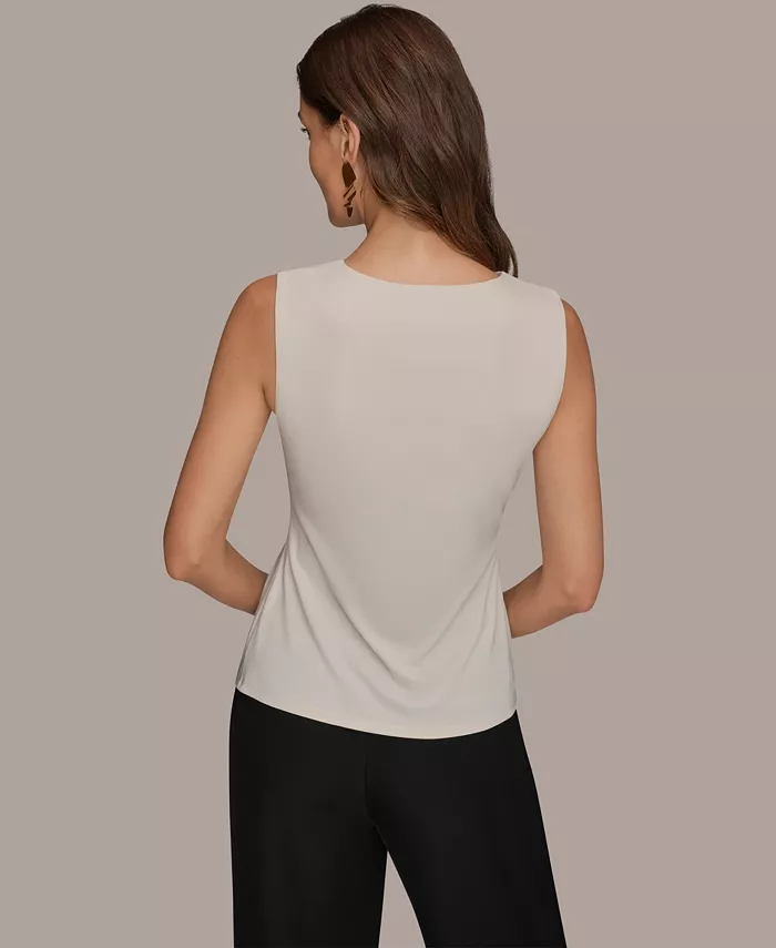 Women's V-Neck Sleeveless Top - thumbnail 2
