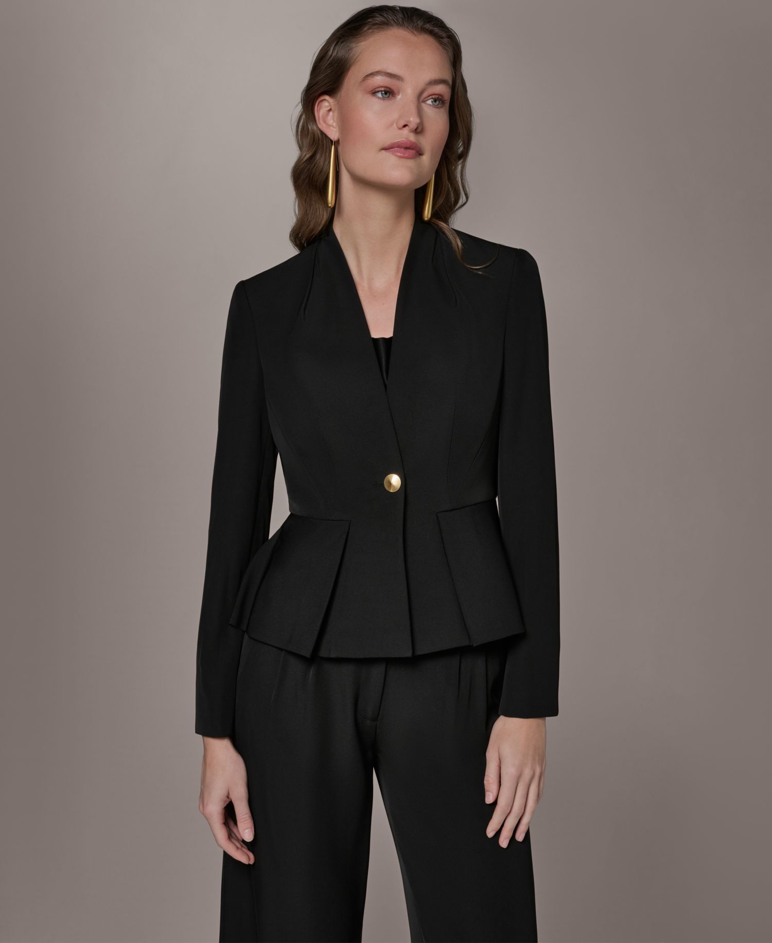 Women's One Button Blazer Blazer