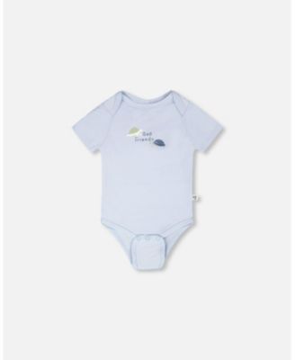 Baby Boys Evolutive Cotton Jersey Onesie