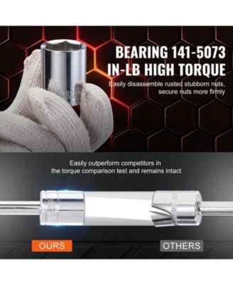 205-Piece Mechanics Tool Set with 1/4"-1/2" Drive Sockets & Wrenches