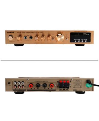 5-Channel 2000W Peak AV Surround Amplifier, Ultra-Thin Aluminum Body with Bluetooth 5.0, USB/SD & FM Radio