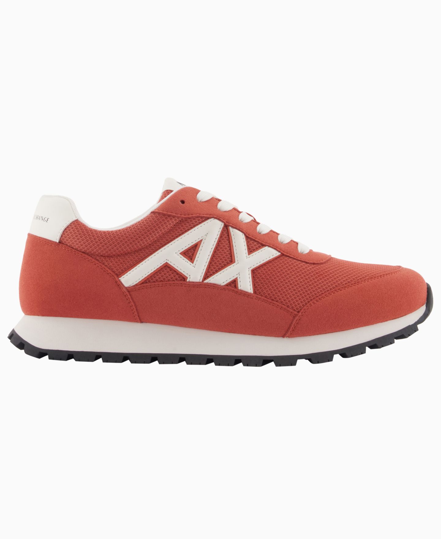 Мужские кроссовки A|X Armani Exchange Lace-Up, цвет: Оранжевый ржавый / Молочный белый — фото 2